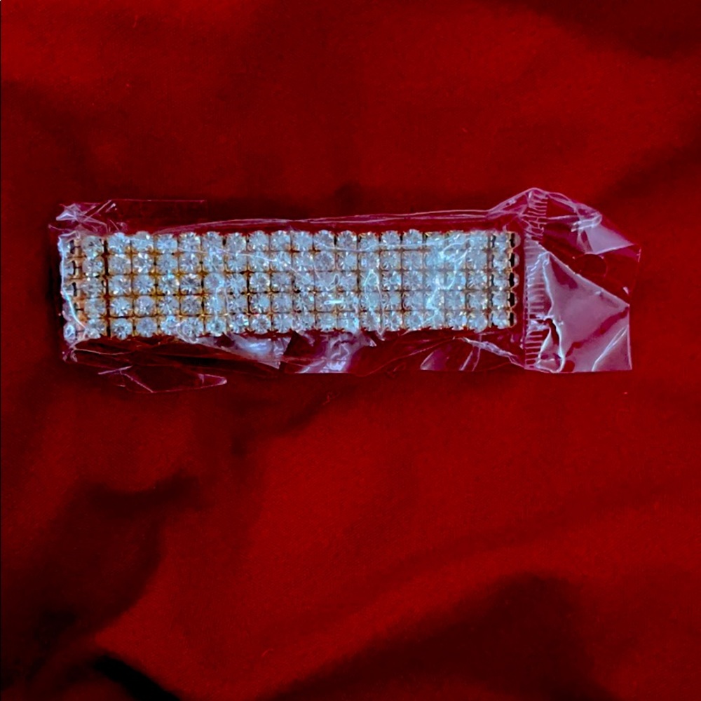 A gold bracelet